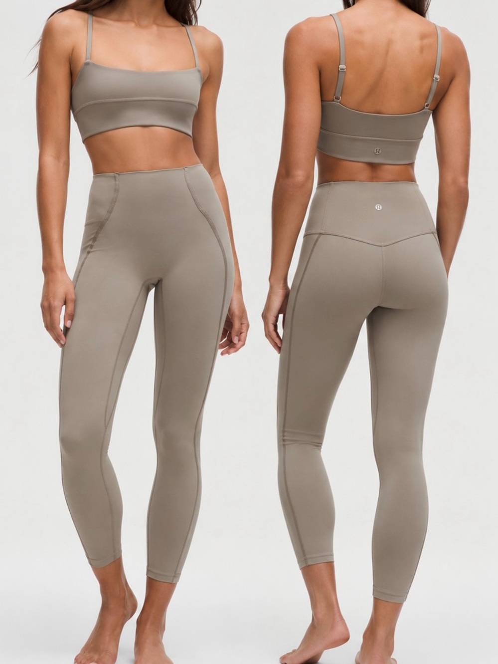 lululemon athletica High-Waist Leggings in Taupe